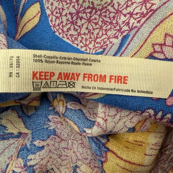 Free People Embrace It Floral Print Square Neck Maxi Dress Size Small - Picture 8 of 10